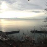 Blick auf den Bodensee Meersburg