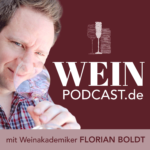 Cover Weinpodcast.de mit Weinakademiker Florian Boldt (DipWSET)
